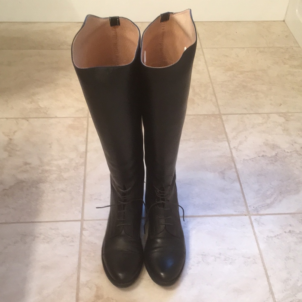 Effingham by Bond Black Riding Boots Size 8 Med